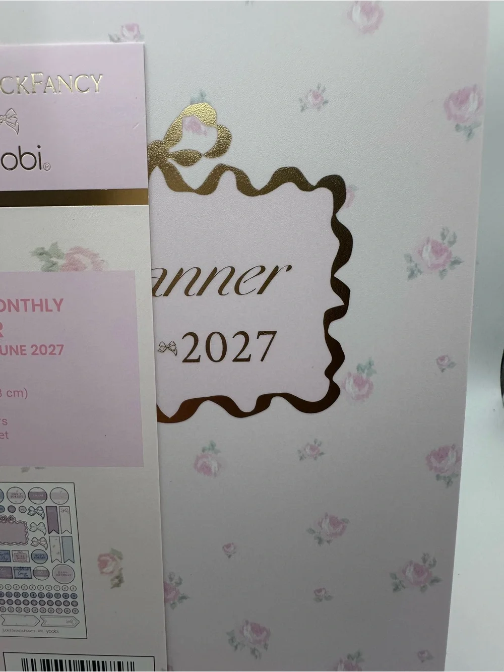 Love Shack Fancy x yoobi Floral Weekly/Monthly Planner - Pastel Pink
